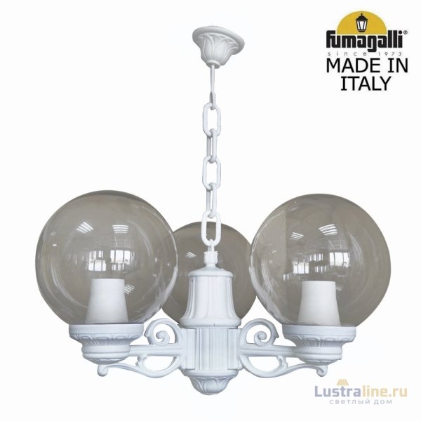Уличный подвесной светильник Fumagalli Globe 250 G25.120.S30.WZF1R Уличный подвесной светильник Fumagalli Globe 250 G25.120.S30.WZF1R