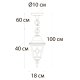 Уличный подвесной светильник Arte Lamp Madrid A1541SO-1BN