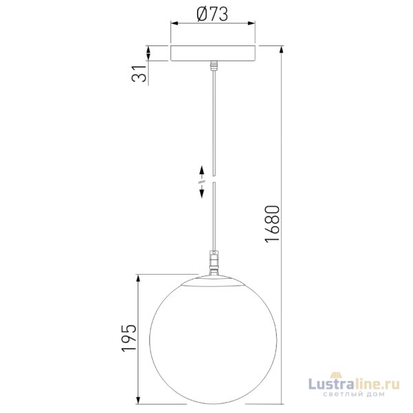 Уличный подвесной светильник Elektrostandard Sfera 4690389187896 a061035