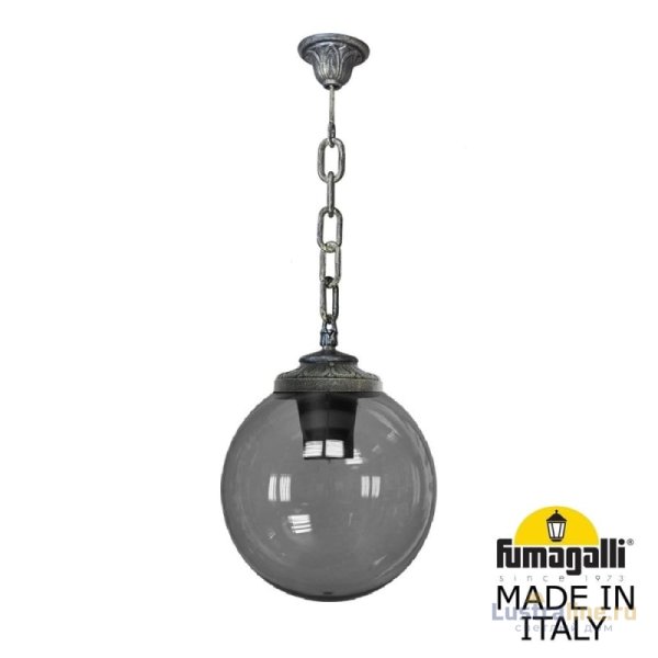 Подвесной уличный светильник Fumagalli Globe G30.120.000.BZF1R Подвесной уличный светильник Fumagalli Globe G30.120.000.BZF1R