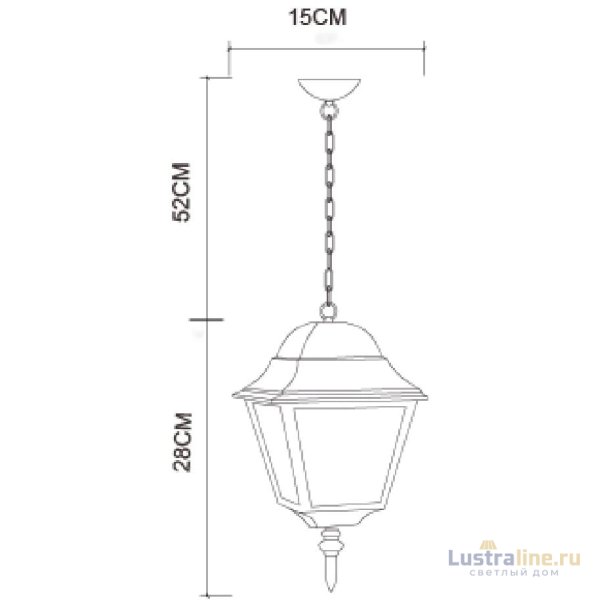 Уличный подвесной светильник Arte Lamp Bremen A1015SO-1BK