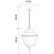 Уличный подвесной светильник Arte Lamp Bremen A1015SO-1BK