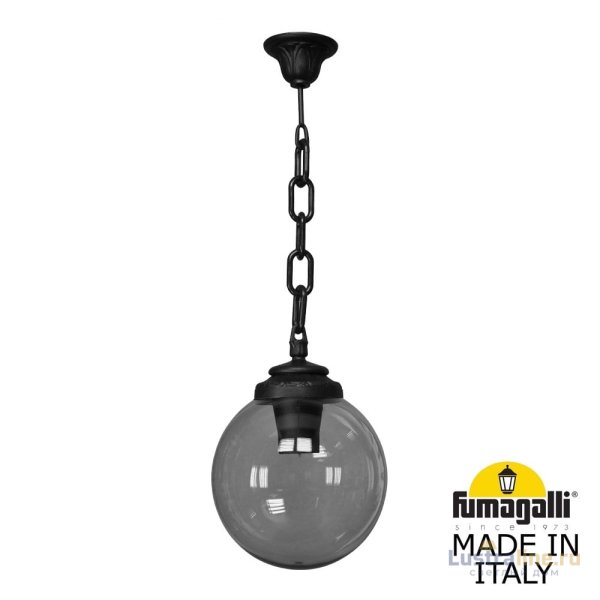 Уличный подвесной светильник Fumagalli Globe 250 G25.120.000.AZF1R Уличный подвесной светильник Fumagalli Globe 250 G25.120.000.AZF1R