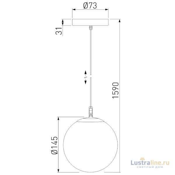 Уличный подвесной светильник Elektrostandard Sfera 4690389187902 a061032