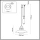 Уличный подвесной светильник Odeon Light Dante 4164/1A