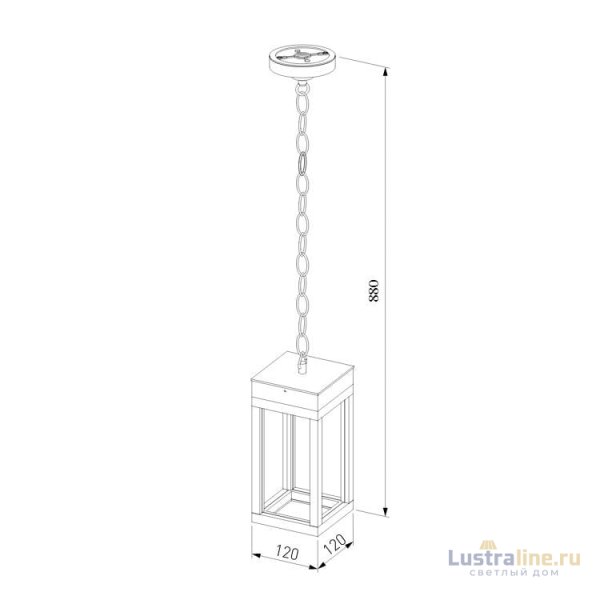 Уличный подвесной светильник Elektrostandard Frame 4690389172366 Уличный подвесной светильник Elektrostandard Frame 4690389172366