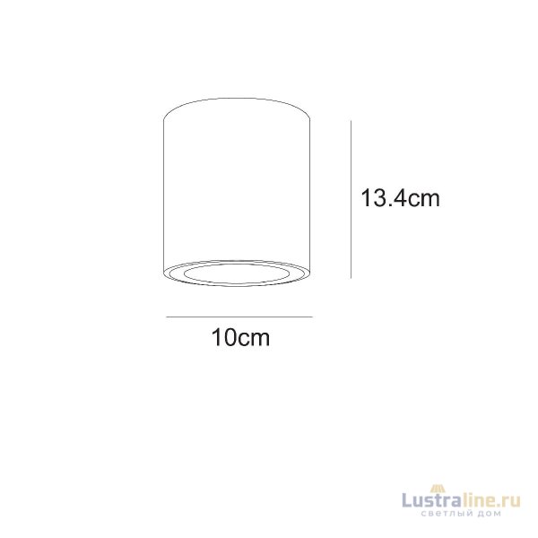 Уличный потолочный светильник Arte Lamp Torcular A1813PF-1BK