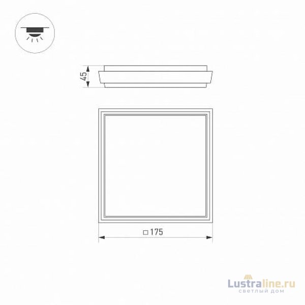 Уличный светильник Arlight Lgd-area 032426