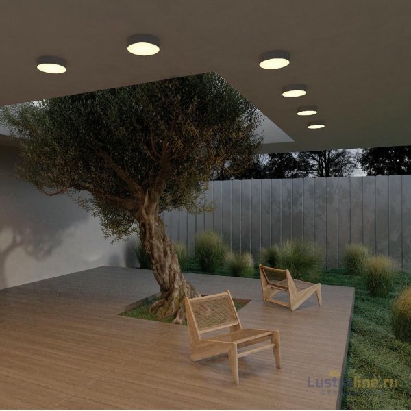 Уличный потолочный светильник Maytoni Zon IP O431CL-L30B3K Уличный потолочный светильник Maytoni Zon IP O431CL-L30B3K