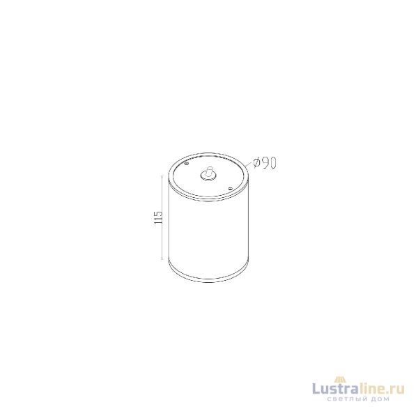 Уличный потолочный светильник Maytoni Bar O306CL-L7GF Уличный потолочный светильник Maytoni Bar O306CL-L7GF