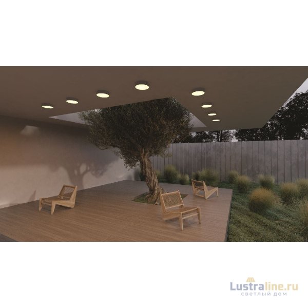 Уличный потолочный светильник Maytoni Zon IP O431CL-L30B3K Уличный потолочный светильник Maytoni Zon IP O431CL-L30B3K