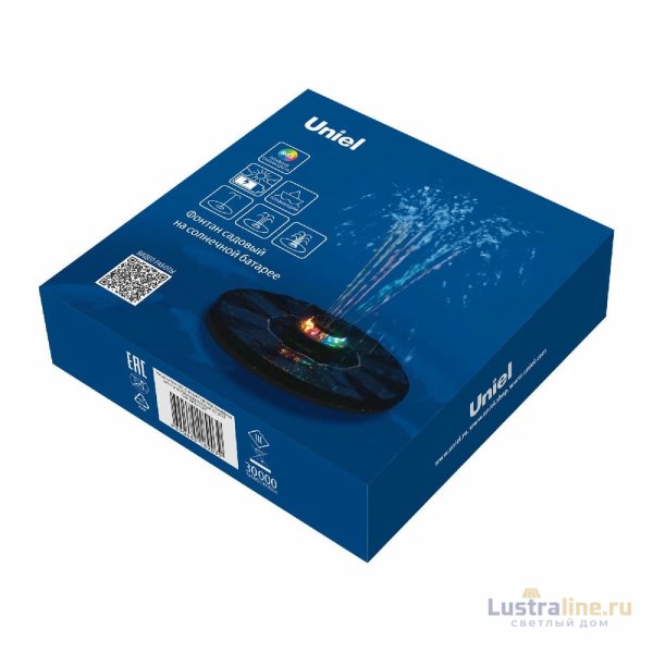 Садовый светильник на солнечной батарее Uniel USL-S-825/PT180 RGB FOUNTAIN UL-00011598 Садовый светильник на солнечной батарее Uniel USL-S-825/PT180 RGB FOUNTAIN UL-00011598