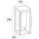 Уличный настенный светильник Deko-Light Samas Solar 731122