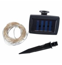 Садовая гирлянда на солнечной батарее Uniel USL-S-128/PT30000 MULTI DEW UL-00012695