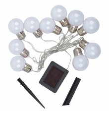 Садовая гирлянда на солнечной батарее Uniel USL-S-126/PT1800 FROST BULBS UL-00012697