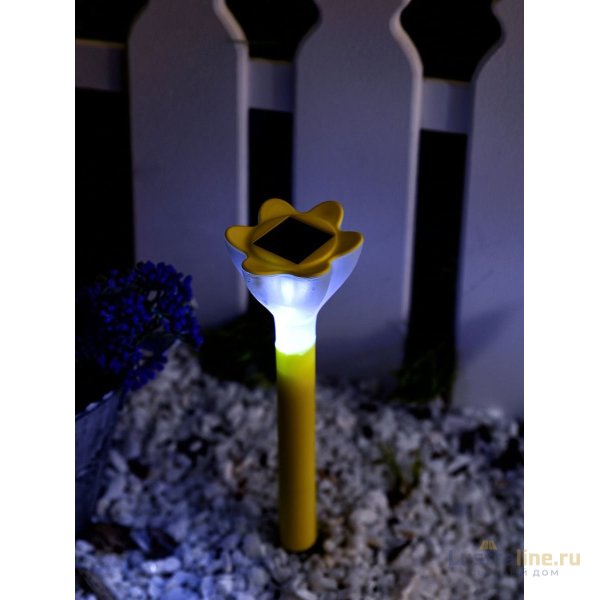 Светильник на солнечных батареях (10625) Uniel Promo USL-C-419/PT305 Yellow Crocus Светильник на солнечных батареях (10625) Uniel Promo USL-C-419/PT305 Yellow Crocus