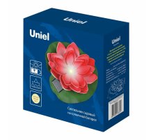 Светильник на солнечной батарее Uniel USL-S-826/PT060 RED WATERLILY UL-00011599