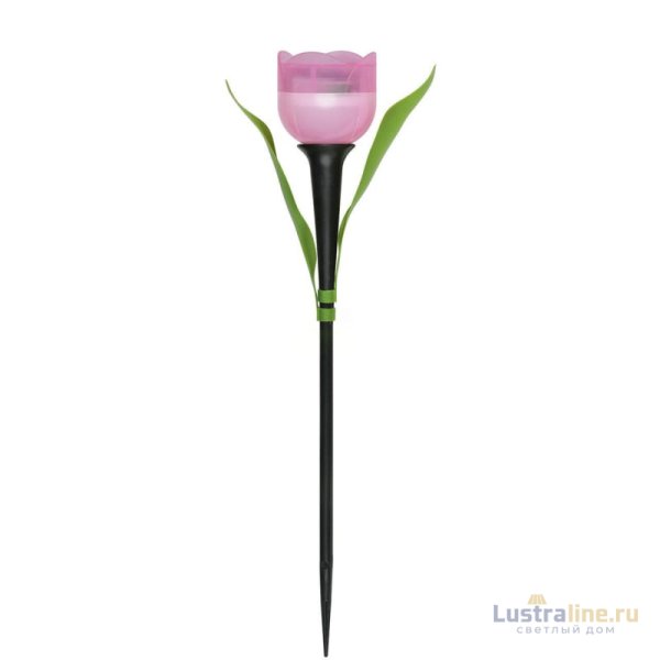 Светильник на солнечных батареях (UL-00004276) Uniel Promo USL-C-451/PT305 Pink Tulip Светильник на солнечных батареях (UL-00004276) Uniel Promo USL-C-451/PT305 Pink Tulip