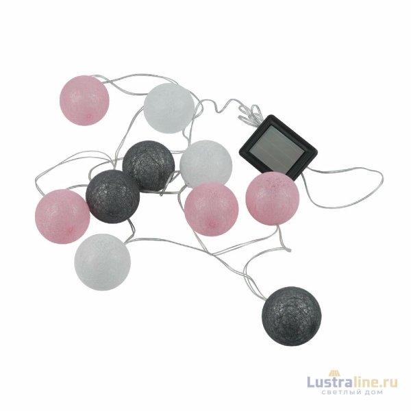 Садовая гирлянда на солнечной батарее Uniel USL-S-230/PM1800 COTTON BALLS-1 UL-00011593 Садовая гирлянда на солнечной батарее Uniel USL-S-230/PM1800 COTTON BALLS-1 UL-00011593
