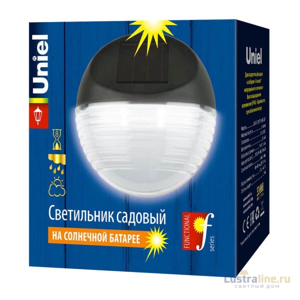 Светильник на солнечных батареях (UL-00006556) Uniel Functional USL-F-151/PТ110 Bright Светильник на солнечных батареях (UL-00006556) Uniel Functional USL-F-151/PТ110 Bright