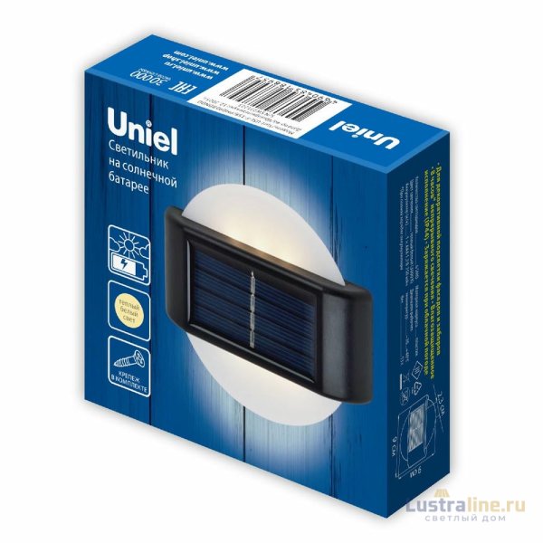 Светильник настенный на солнечной батарее Uniel USL-F-158/PM090 RONDO UL-00011588 Светильник настенный на солнечной батарее Uniel USL-F-158/PM090 RONDO UL-00011588