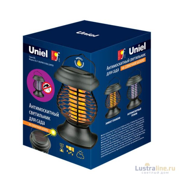 Светильник на солнечных батареях (UL-00006537) Uniel Functional USL-F-300/PМ310 Bug Zapper Светильник на солнечных батареях (UL-00006537) Uniel Functional USL-F-300/PМ310 Bug Zapper