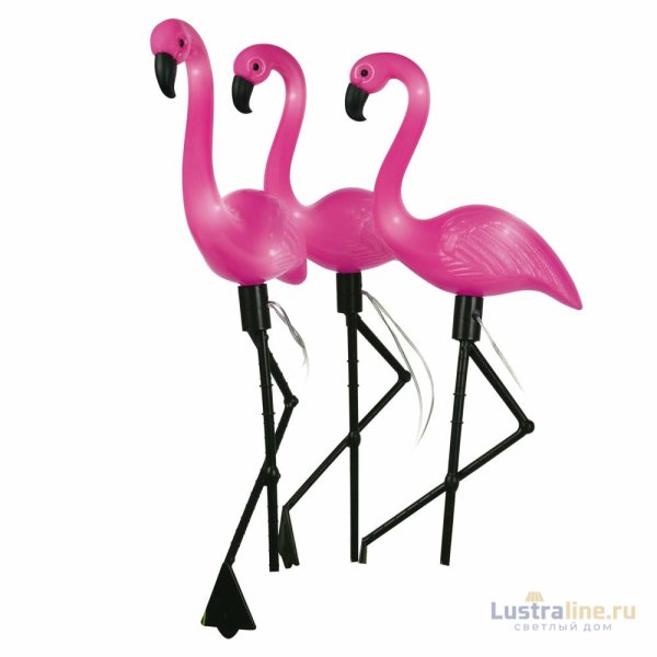 Садовый светильник на солнечной батарее (3 шт.) Uniel USL-S-833/PM530 FLAMINGO SET3 UL-00012698
