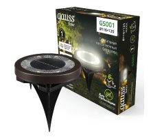 Светильник на солнечных батареях Gauss Solar GS001