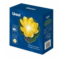 Светильник на солнечной батарее Uniel USL-S-827/PT060 YELLOW WATERLILY UL-00011600
